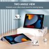 ProCase for iPad 9th/ 8th/ 7th Generation Case 10.2 Inch (2021/2020/2019 Release), 10.2 iPad Case 9th/ 8th/ 7th Gen Cover, Slim Smart Cover with Translucent Hard Shell Back -Black(Lightpurple)