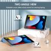 ProCase for iPad 9th/ 8th/ 7th Generation Case 10.2 Inch (2021/2020/2019 Release), 10.2 iPad Case 9th/ 8th/ 7th Gen Cover, Slim Smart Cover with Translucent Hard Shell Back -Black(Skyblue)