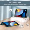 ProCase for iPad 9th/ 8th/ 7th Generation Case 10.2 Inch (2021/2020/2019 Release), 10.2 iPad Case 9th/ 8th/ 7th Gen Cover, Slim Smart Cover with Translucent Hard Shell Back -Black(Emerald)
