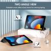 ProCase for iPad 9th/ 8th/ 7th Generation Case 10.2 Inch (2021/2020/2019 Release), 10.2 iPad Case 9th/ 8th/ 7th Gen Cover, Slim Smart Cover with Translucent Hard Shell Back -Black(Black)