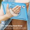 ProCase for iPad Air 11-inch M4 2026/ M3 2025/ M2 2024/ Air 5th / 4th Gen 10.9″/ iPad Pro 11″ 4th/3rd/2nd/1st Gen, Heavy Duty Shockproof Cover with Hand Strap 360 Degree Rotatable Kickstand -Blue(Blue)