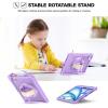 ProCase for iPad Air 11-inch M4 2026/ M3 2025/ M2 2024/ Air 5th / 4th Gen 10.9″/ iPad Pro 11″ 4th/3rd/2nd/1st Gen, Heavy Duty Shockproof Cover with Hand Strap 360 Degree Rotatable Kickstand -Blue(Purple)