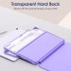 ProCase for iPad Air 13 Inch Case (2026/2025/2024) M4/M3/M2 & iPad Pro 12.9 inch 6th/5th/4th/3rd 2022/2021/2020/2018; Protective Folio Shockproof Case with Pencil Holder -Blue(Purple)