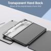 ProCase for iPad Air 13 Inch Case (2026/2025/2024) M4/M3/M2 & iPad Pro 12.9 inch 6th/5th/4th/3rd 2022/2021/2020/2018; Protective Folio Shockproof Case with Pencil Holder -Blue(Black)