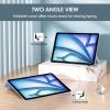 ProCase for iPad Air 13 Inch Case M4/M3/M2(2026/2025/2024), Slim Smart Cover iPad 13 Air M4 M3 M2 Case with Translucent Hard Shell Back, Supports Touch ID, Auto Wake/Sleep -Black(Blue)