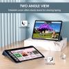 ProCase for iPad Air 13 Inch Case M4/M3/M2(2026/2025/2024), Slim Smart Cover iPad 13 Air M4 M3 M2 Case with Translucent Hard Shell Back, Supports Touch ID, Auto Wake/Sleep -Black(DarkBlue)