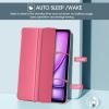 ProCase for iPad Air 13 Inch Case M4/M3/M2(2026/2025/2024), Slim Smart Cover iPad 13 Air M4 M3 M2 Case with Translucent Hard Shell Back, Supports Touch ID, Auto Wake/Sleep -Black(Melonpink)