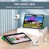 ProCase for iPad Air 13 Inch Case M4/M3/M2(2026/2025/2024), Slim Smart Cover iPad 13 Air M4 M3 M2 Case with Translucent Hard Shell Back, Supports Touch ID, Auto Wake/Sleep -Black(Green)