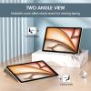 ProCase for iPad Air 13 Inch Case M4/M3/M2(2026/2025/2024), Slim Smart Cover iPad 13 Air M4 M3 M2 Case with Translucent Hard Shell Back, Supports Touch ID, Auto Wake/Sleep -Black(Starlight)