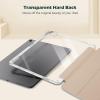 ProCase for iPad Air 13 Inch Case M4/M3/M2(2026/2025/2024) with Pencil Holder, Hybrid Smart Cover iPad 13 Air M4 M3 M2 Case with Clear Transparent Back, Supports Touch ID, Auto Wake/Sleep -Navy(Starlight)