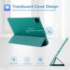 ProCase for iPad Pro 11 Inch Case 2022/2021/2020/2018(4th/3rd/2nd/1st Generation), iPad Pro 11″ Slim Stand Hard Back Cover Shell Smart Folio Compatible with Penci/Support Auto Wake/Sleep -Black(Emerald)