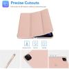 ProCase for iPad Pro 11 Inch Case 2022/2021/2020/2018(4th/3rd/2nd/1st Generation), iPad Pro 11″ Slim Stand Hard Back Cover Shell Smart Folio Compatible with Penci/Support Auto Wake/Sleep -Black(Rosegold)