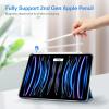 ProCase for iPad Pro 11 Inch Case 2022/2021/2020/2018(4th/3rd/2nd/1st Generation), iPad Pro 11″ Slim Stand Hard Back Cover Shell Smart Folio Compatible with Penci/Support Auto Wake/Sleep -Black(Skyblue)