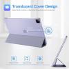 ProCase for iPad Pro 11 Inch Case 2022/2021/2020/2018(4th/3rd/2nd/1st Generation), iPad Pro 11″ Slim Stand Hard Back Cover Shell Smart Folio Compatible with Penci/Support Auto Wake/Sleep -Black(Lightpurple)