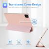 ProCase for iPad Pro 11 Inch Case 2022/2021/2020/2018(4th/3rd/2nd/1st Generation), iPad Pro 11″ Slim Stand Hard Back Cover Shell Smart Folio Compatible with Penci/Support Auto Wake/Sleep -Black(Rosegold)