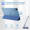 ProCase for iPad Pro 11 Inch Case 2022/2021/2020/2018(4th/3rd/2nd/1st Generation), iPad Pro 11″ Slim Stand Hard Back Cover Shell Smart Folio Compatible with Penci/Support Auto Wake/Sleep -Black(Blue)