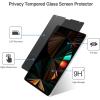 ProCase for iPad Pro 12.9 4-Way Privacy Screen Protector 2022 2021 2020 2018, 360 Degree Anti-Spy Tempered Glass Film Guard for iPad Pro 12.9 Inch 6th 5th 4th 3rd