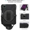 ProCase for iPad Pro 12.9 Inch Case 2022 2021 2020 2018, Rugged Heavy Duty Shockproof Cover with Hand Strap Shoulder Strap for iPad Pro 12.9″ 6th 5th 4th 3rd Generation –Black