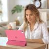 ProCase for iPad Pro 13 Inch Case M5 2025/ M4 2024, Smart Cover iPad Pro M5 M4 Case 13 Inch, Slim Stand Translucent Hard Shell Back, Supports Touch ID, Auto Wake/Sleep -Navy(Melonpink)