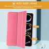ProCase for iPad Pro 13 Inch Case M5 2025/ M4 2024, Smart Cover iPad Pro M5 M4 Case 13 Inch, Slim Stand Translucent Hard Shell Back, Supports Touch ID, Auto Wake/Sleep -Navy(Melonpink)