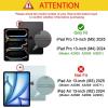ProCase for iPad Pro 13 Inch Case M5 2025/ M4 2024, Smart Cover iPad Pro M5 M4 Case 13 Inch, Slim Stand Translucent Hard Shell Back, Supports Touch ID, Auto Wake/Sleep -Navy(Cobalt Blue)