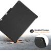 Procase iPad 10.2 7th Generation Back Case with Pencil Holder, Companion Back Cover Protective Case for 2019 New Apple iPad 10.2 inch, Compatible with Apple Smart Keyboard and Smart Cover -Black