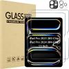 ProCase 2+2 Pack Screen Protector for iPad Pro 13 inch 2025 (M5)/ 2024 (M4) with Camera Lens Protector, Tempered Glass Film for iPad Pro 13″ -2Clear(Black+Clear)