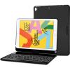 ProCase 360° Rotation Keyboard Case with 7 Colors Backlit for iPad 10.2″ (2021 9th Gen/ 2020 8th Gen/ 2019 7th Gen), Protective Smart Cover with Wireless Keyboard for 10.2 iPad 9th/8th/7th -Black