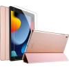 ProCase Smart Case for iPad 10.2 Case 2021 9th Gen/ 2020 8th Gen/ 2019 7th Gen Case with Tempered Glass Screen Protector, Slim Stand Hard Shell Protective Smart Cover for 10.2” iPad 9/8/7 -Grey(Rosegold)