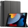 ProCase Smart Cover for iPad 10.2 Case iPad 9th 8th 7th Generation Case, Hard Back Protective Cover iPad Case for iPad 10.2 Inch – Black(Grey)