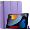 ProCase Smart Cover for iPad 10.2 Case iPad 9th 8th 7th Generation Case, Hard Back Protective Cover iPad Case for iPad 10.2 Inch – Black(Purple)