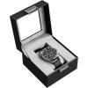 ProCase Watch Box, 3 Slot Mens Watch Case, Watch Storage Holder Organizer, Watch Display Case with Glass Lid, Anniversary Birthday Valentine Gifts for Men Women -3 Slot, Black(Black)