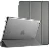 ProCase for iPad 9th/ 8th/ 7th Generation Case 10.2 Inch (2021/2020/2019 Release), 10.2 iPad Case 9th/ 8th/ 7th Gen Cover, Slim Smart Cover with Translucent Hard Shell Back -Black(Metallic)