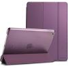ProCase for iPad 9th/ 8th/ 7th Generation Case 10.2 Inch (2021/2020/2019 Release), 10.2 iPad Case 9th/ 8th/ 7th Gen Cover, Slim Smart Cover with Translucent Hard Shell Back -Black(Purple)