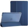 ProCase for iPad 9th/ 8th/ 7th Generation Case 10.2 Inch (2021/2020/2019 Release), 10.2 iPad Case 9th/ 8th/ 7th Gen Cover, Slim Smart Cover with Translucent Hard Shell Back -Black(Darkblue)