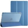 ProCase for iPad 9th/ 8th/ 7th Generation Case 10.2 Inch (2021/2020/2019 Release), 10.2 iPad Case 9th/ 8th/ 7th Gen Cover, Slim Smart Cover with Translucent Hard Shell Back -Black(Blue)
