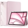 ProCase for iPad Air 13 Inch Case (2026/2025/2024) M4/M3/M2 & iPad Pro 12.9 inch 6th/5th/4th/3rd 2022/2021/2020/2018; Protective Folio Shockproof Case with Pencil Holder -Blue(Pink)
