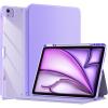 ProCase for iPad Air 13 Inch Case (2026/2025/2024) M4/M3/M2 & iPad Pro 12.9 inch 6th/5th/4th/3rd 2022/2021/2020/2018; Protective Folio Shockproof Case with Pencil Holder -Blue(Purple)