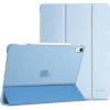 ProCase for iPad Air 13 Inch Case M4/M3/M2(2026/2025/2024), Slim Smart Cover iPad 13 Air M4 M3 M2 Case with Translucent Hard Shell Back, Supports Touch ID, Auto Wake/Sleep -Black(Blue)