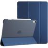 ProCase for iPad Air 13 Inch Case M4/M3/M2(2026/2025/2024), Slim Smart Cover iPad 13 Air M4 M3 M2 Case with Translucent Hard Shell Back, Supports Touch ID, Auto Wake/Sleep -Black(Navy)