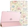 ProCase for iPad Air 13 Inch Case M4/M3/M2(2026/2025/2024), Slim Smart Cover iPad 13 Air M4 M3 M2 Case with Translucent Hard Shell Back, Supports Touch ID, Auto Wake/Sleep -Black(Rose)