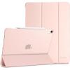 ProCase for iPad Air 13 Inch Case M4/M3/M2(2026/2025/2024), Slim Smart Cover iPad 13 Air M4 M3 M2 Case with Translucent Hard Shell Back, Supports Touch ID, Auto Wake/Sleep -Black(Lightpink)