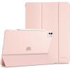ProCase for iPad Pro 13 Inch Case M5 2025/ M4 2024, Smart Cover iPad Pro M5 M4 Case 13 Inch, Slim Stand Translucent Hard Shell Back, Supports Touch ID, Auto Wake/Sleep -Navy(Lightpink)