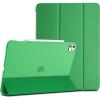 ProCase for iPad Pro 13 Inch Case M5 2025/ M4 2024, Smart Cover iPad Pro M5 M4 Case 13 Inch, Slim Stand Translucent Hard Shell Back, Supports Touch ID, Auto Wake/Sleep -Navy(Lightgreen)