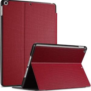 ProCase Cover for iPad 10.2 Case 2021 iPad 9th Generation / 2020 iPad 8th Gen/ 2019 iPad 7th Gen Case, Slim Stand Protective Case Folio Cover for 10.2″ iPad 9th Gen / 8th Gen / 7th Gen-Black(Red)