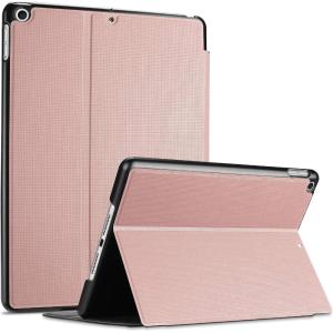ProCase Cover for iPad 10.2 Case 2021 iPad 9th Generation / 2020 iPad 8th Gen/ 2019 iPad 7th Gen Case, Slim Stand Protective Case Folio Cover for 10.2″ iPad 9th Gen / 8th Gen / 7th Gen-Black(Rosegold)