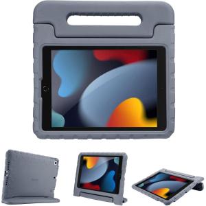 ProCase Kids Case for iPad 9th Generation/iPad 8/iPad 7, iPad 10.2 Case 2021 2020 2019/iPad Air 10.5/iPad Pro 10.5 Kids Case, Shockproof Lightweight Case with Convertible Handle -Blue | 2021, 2020, 2019, Shockproof, Blue(Grey)