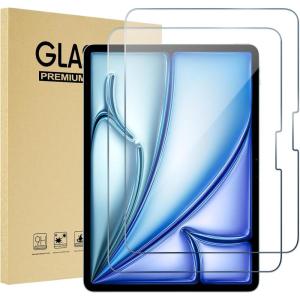 ProCase Screen Protector for iPad Pro 13 Inch(M4) 2024/ iPad Air 13 Inch(M3/M2) 2025/2024 Tempered Glass Screen Saver Protective Film Guard for iPad Pro 13/iPad Air 13 2025/2024 Release -2 Pack(iPad Air 13 Inch (M3/M2)/Pro 13 Inch(M4))