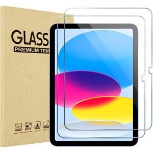 ProCase Screen Protector for iPad Pro 13 Inch(M4) 2024/ iPad Air 13 Inch(M3/M2) 2025/2024 Tempered Glass Screen Saver Protective Film Guard for iPad Pro 13/iPad Air 13 2025/2024 Release -2 Pack(iPad A16 11th 2025 /10th 2022)