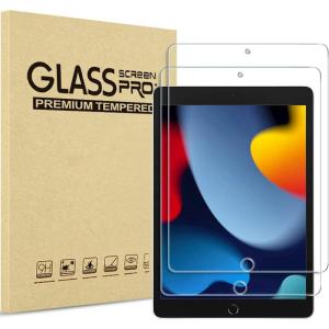 ProCase Screen Protector for iPad Pro 13 Inch(M4) 2024/ iPad Air 13 Inch(M3/M2) 2025/2024 Tempered Glass Screen Saver Protective Film Guard for iPad Pro 13/iPad Air 13 2025/2024 Release -2 Pack(iPad 9th/8th/7th Gen 10.2 Inch)
